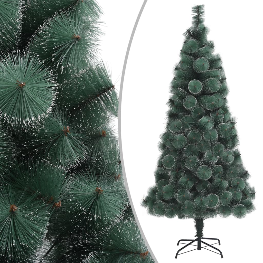 vidaXL Artificial Pre-lit Christmas Tree with Stand Green 120 cm PET