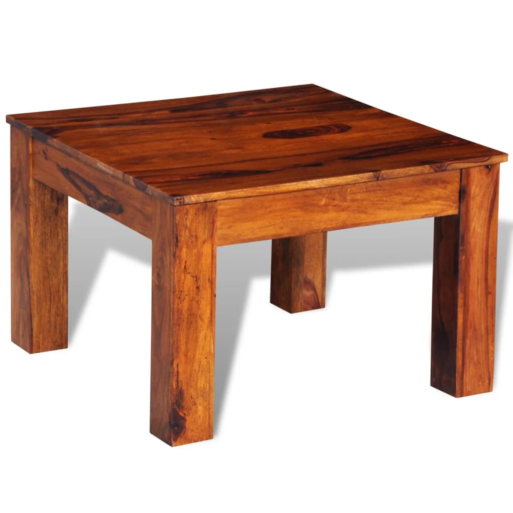 vidaXL Coffee Table Solid Sheesham Wood 60x60x40 cm | vidaXL.com.au