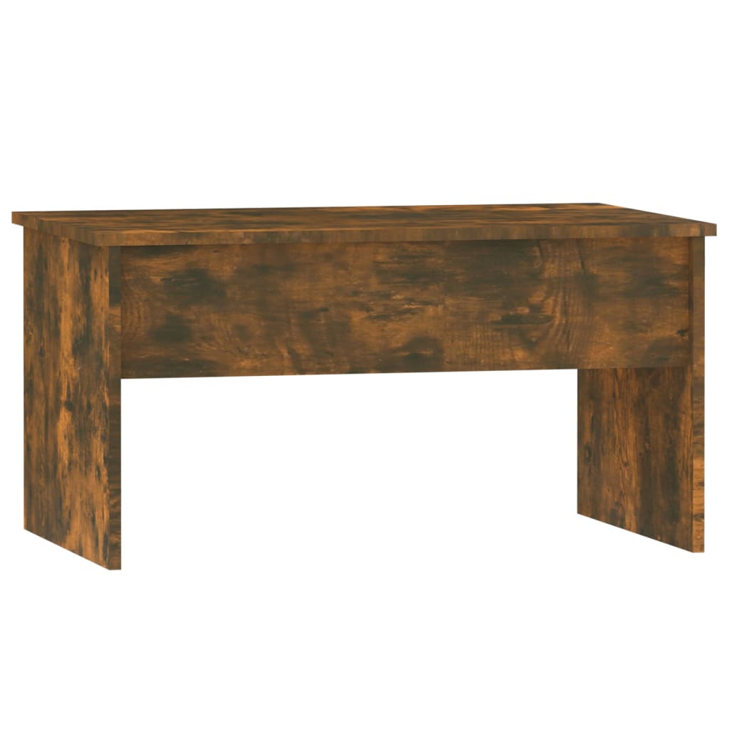 vidaXL Coffee Table Smoked Oak 80x50.5x41.5 cm Engineered Wood
