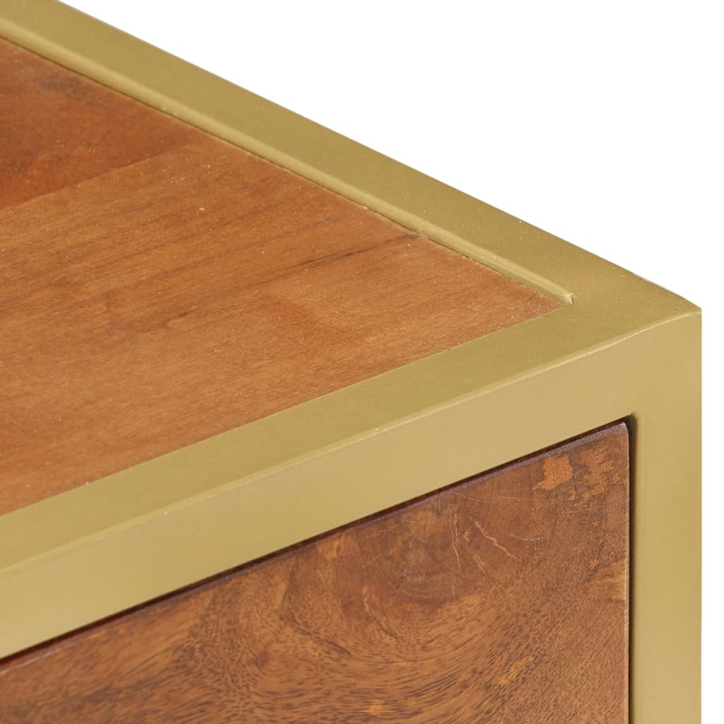vidaXL Bedside Cabinet 40x35x50 cm Solid Mango Wood