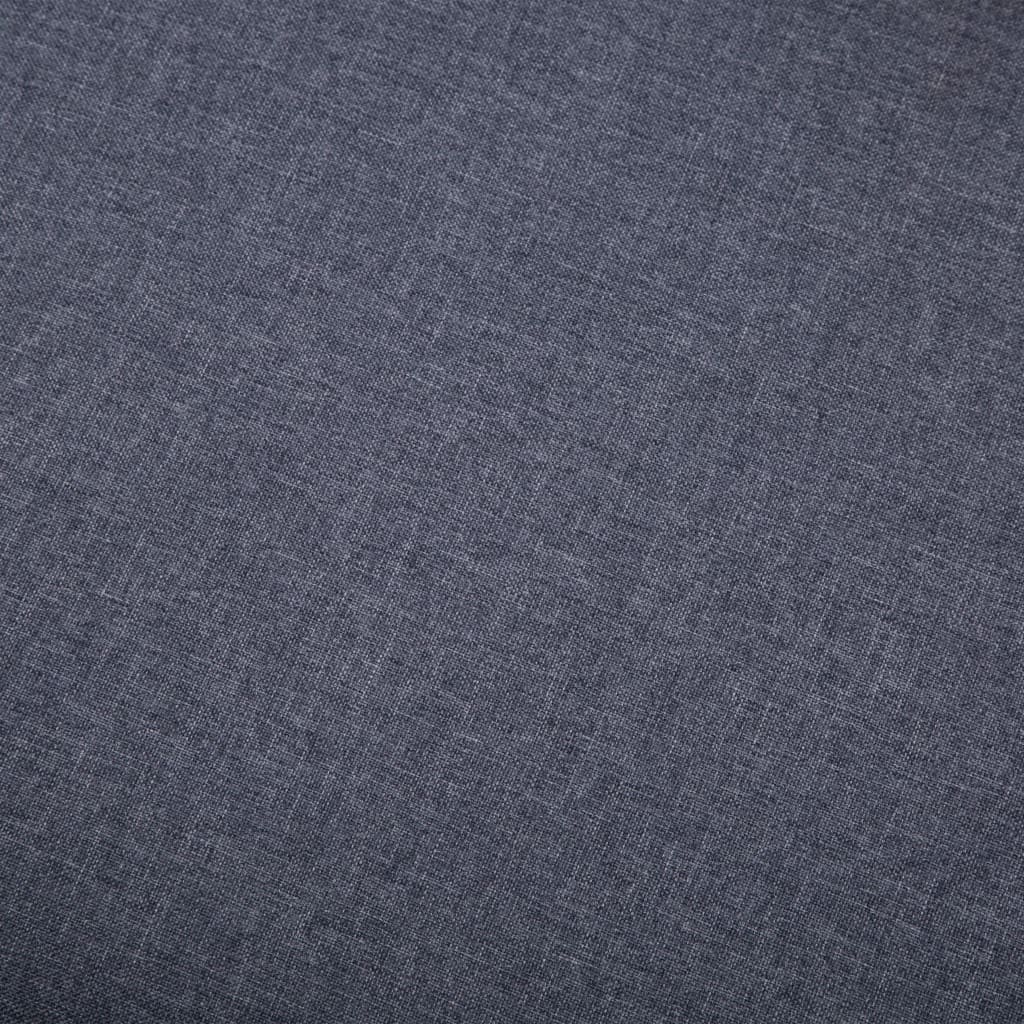 vidaXL Footstool Fabric Upholstery 73x43x42 cm Dark Grey