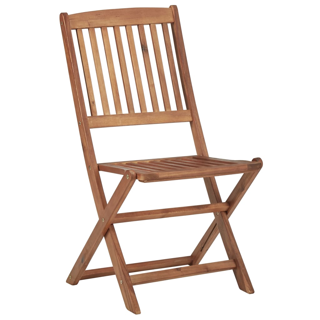 vidaXL Folding Garden Chairs 6 pcs Solid Acacia Wood