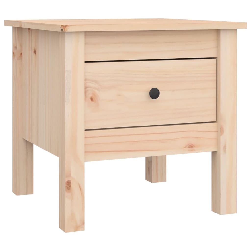 vidaXL Side Tables 2 pcs 40x40x39 cm Solid Wood Pine