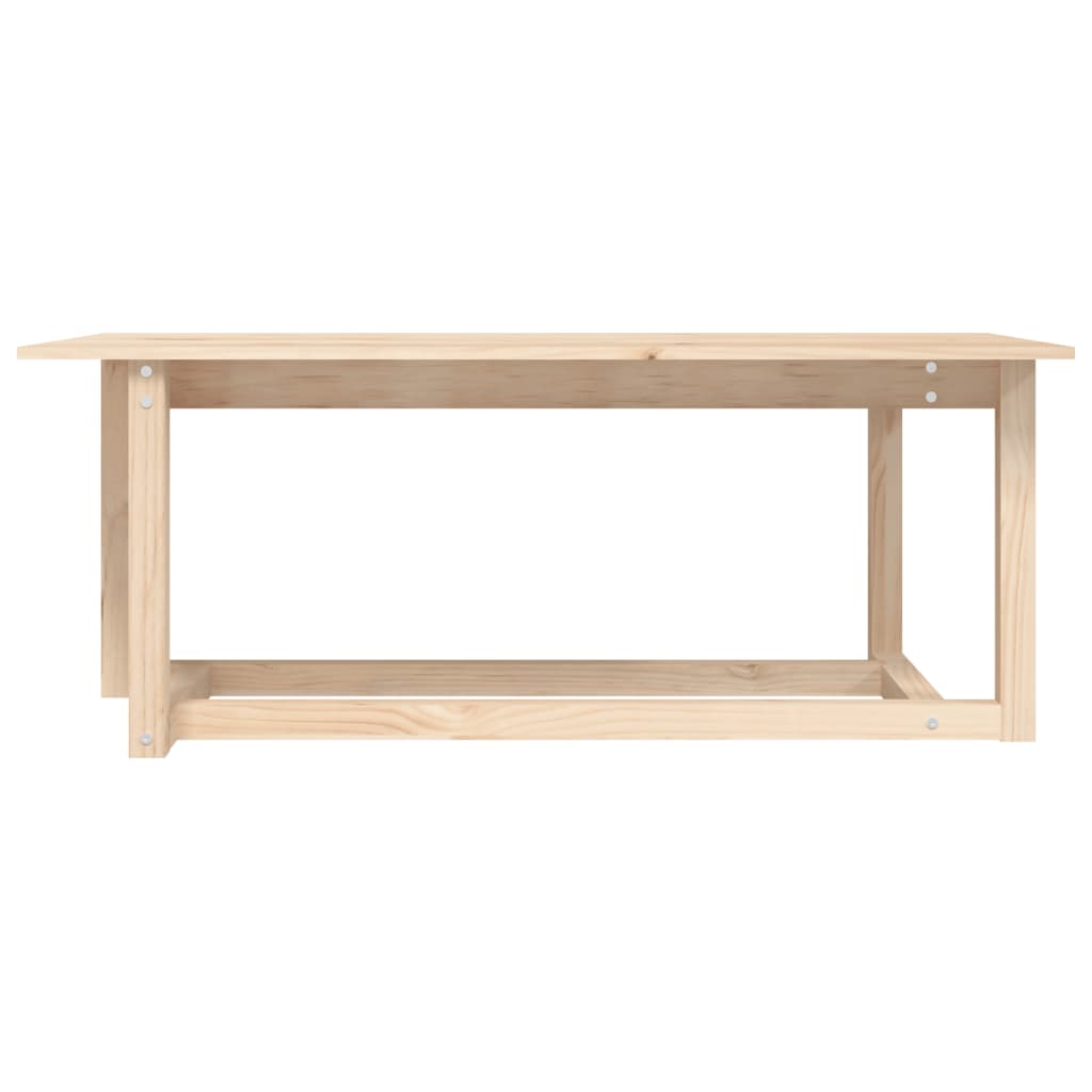 vidaXL Coffee Table 110x55x45 cm Solid Wood Pine