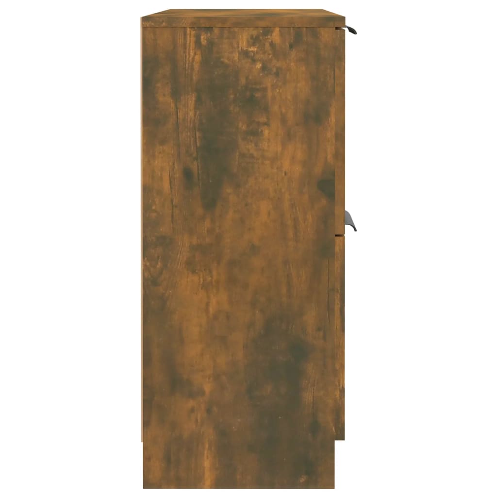 vidaXL Sideboard Smoked Oak 60x30x70 cm Engineered Wood