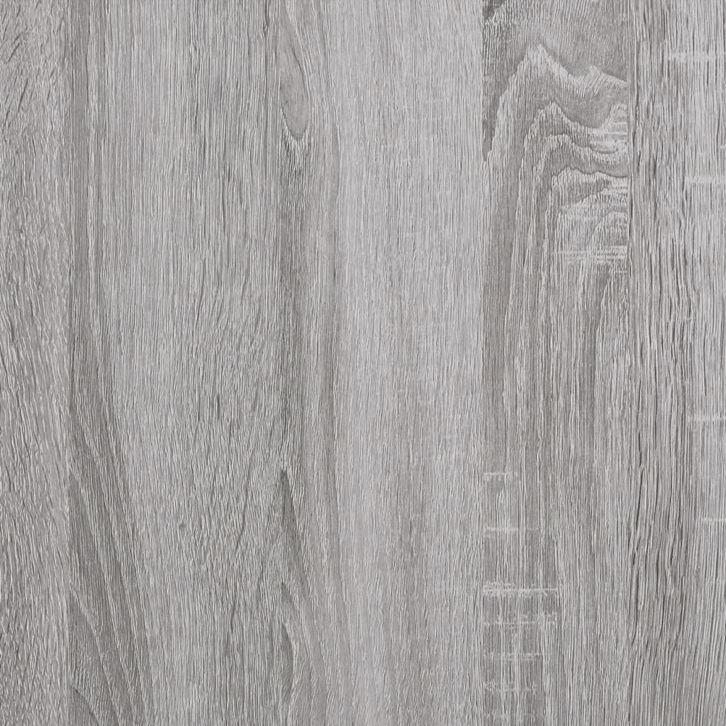 vidaXL Wall Cabinet Grey Sonoma 80x33x80 cm Engineered Wood