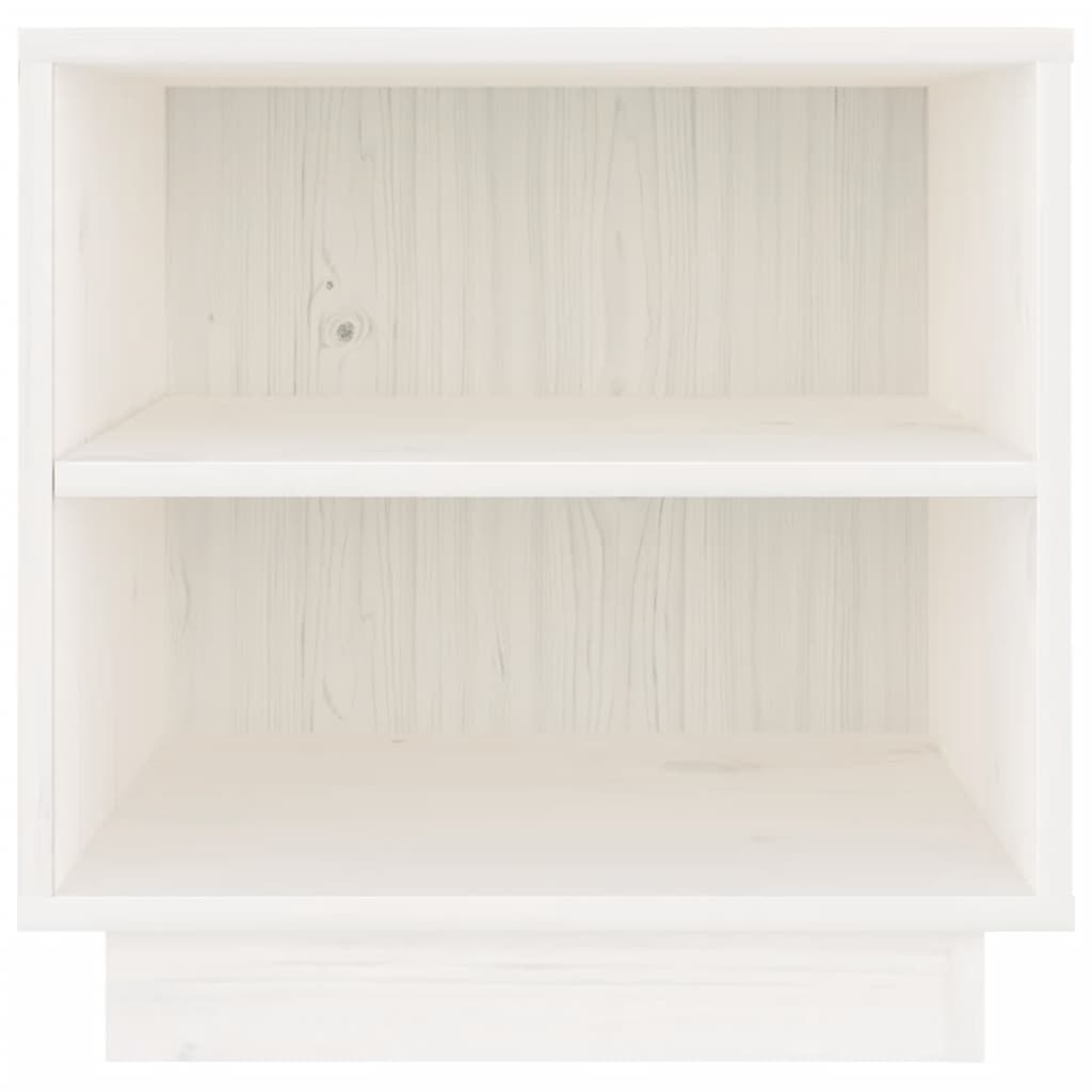 vidaXL Bedside Cabinets 2 pcs White 40x34x40 cm Solid Wood Pine