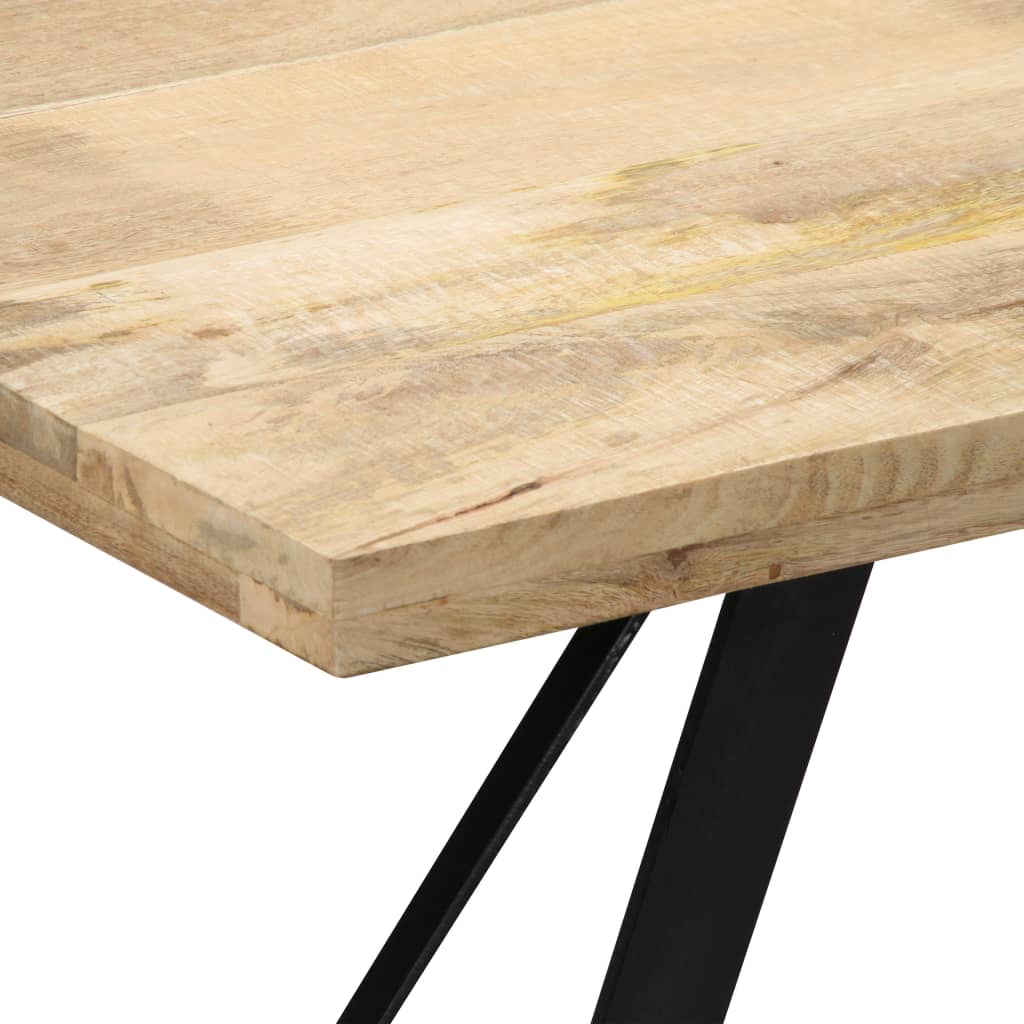 vidaXL Dining Table 140x80x76 cm Solid Mango Wood