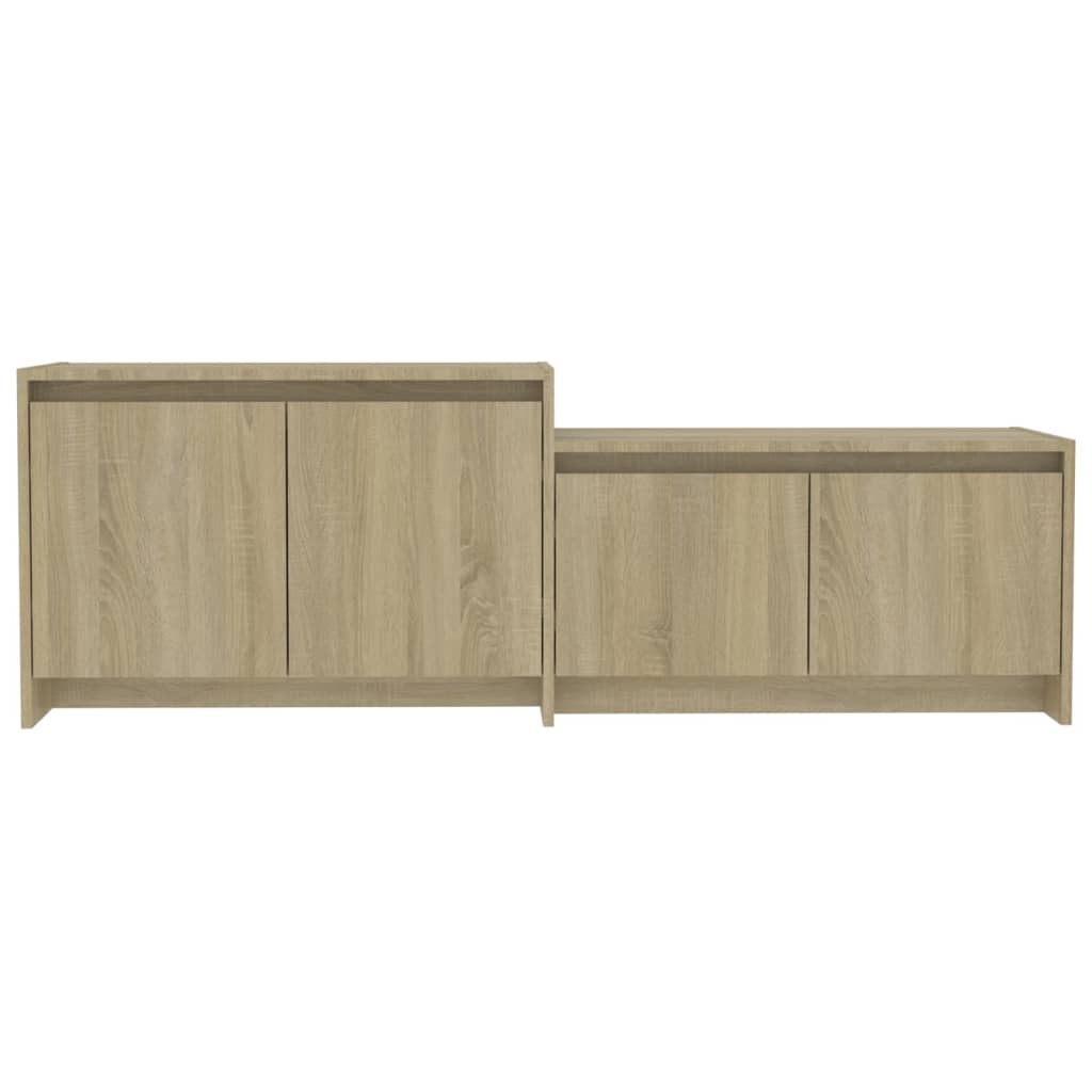 vidaXL TV Cabinet Sonoma Oak 146.5x35x50 cm Engineered Wood