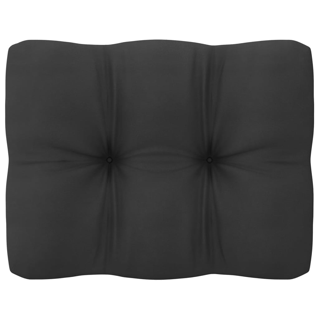vidaXL 8 Piece Garden Lounge Set with Cushions Grey Solid Pinewood