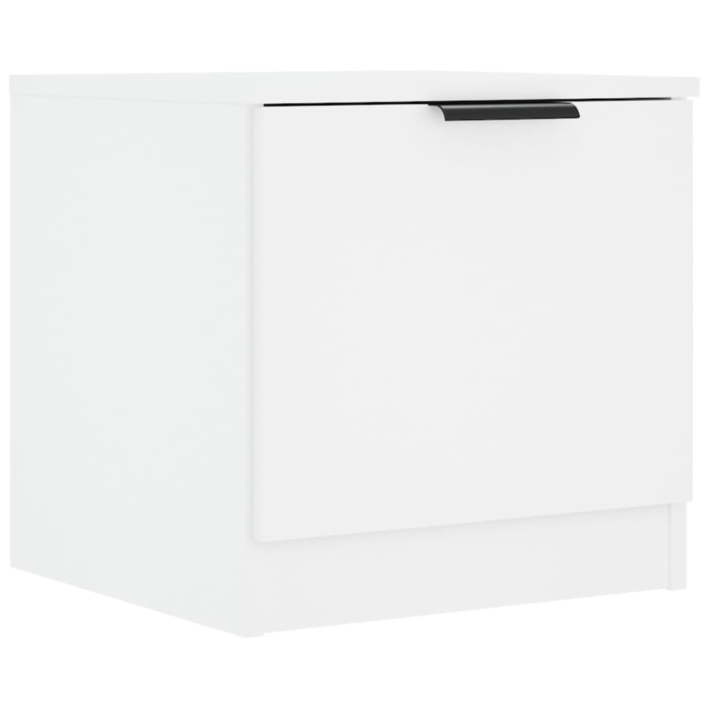 vidaXL Bedside Cabinet White 40x39x40 cm