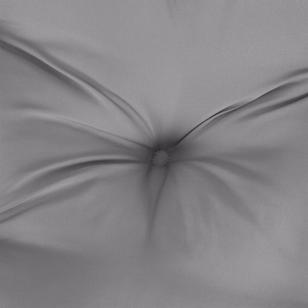 vidaXL Pallet Cushion 120x80x12 cm Grey Fabric