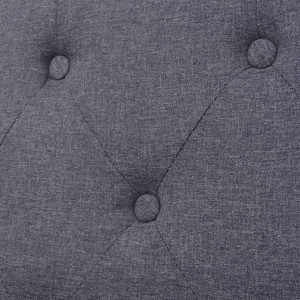 vidaXL Armchair Grey Fabric