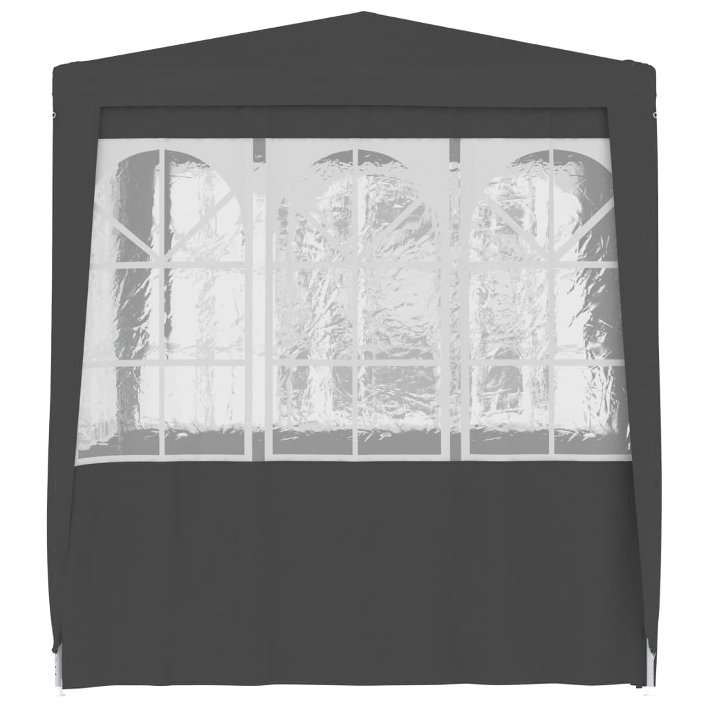 vidaXL Professional Party Tent with Side Walls 2x2 m Anthracite 90 g/m?