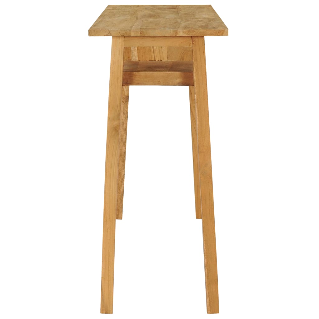 vidaXL Console Table 120x35x75 cm Solid Teak Wood