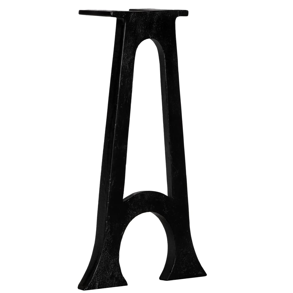 vidaXL Bench Legs 2 pcs with Arched Base A-Frame Cast Iron