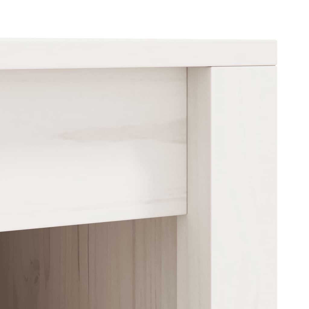 vidaXL Outdoor Kitchen Cabinet White Solid Wood Pine
