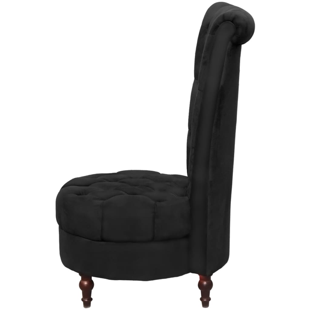 vidaXL High Back Sofa Chair Black