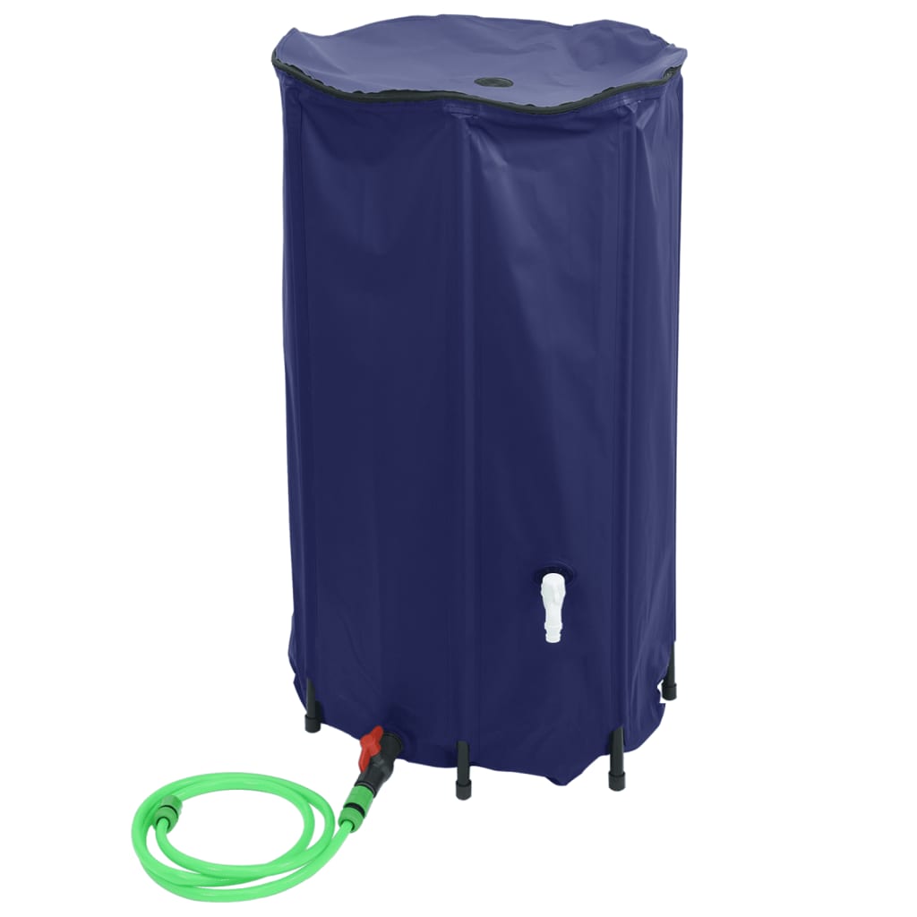 vidaXL Water Tank with Tap Foldable 250 L PVC