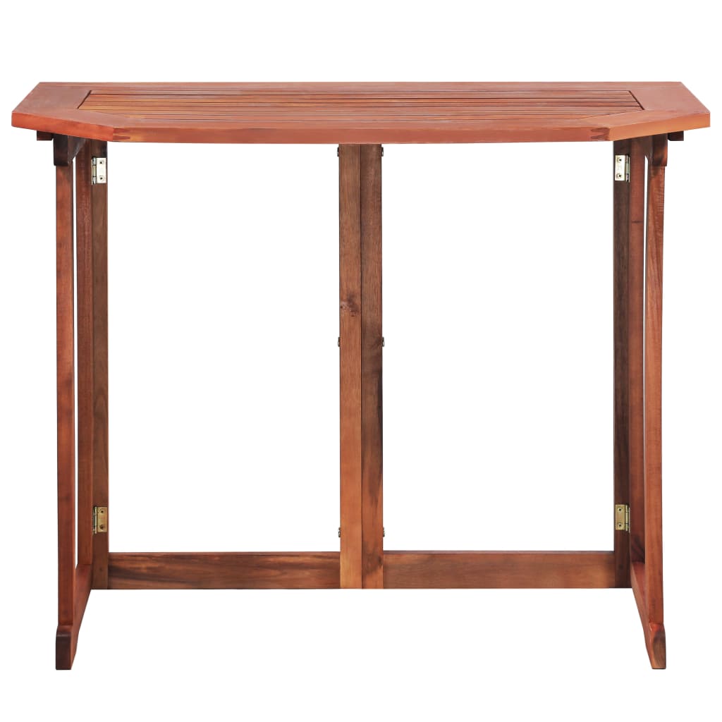 vidaXL Bistro Table 90x50x75 cm Solid Acacia Wood