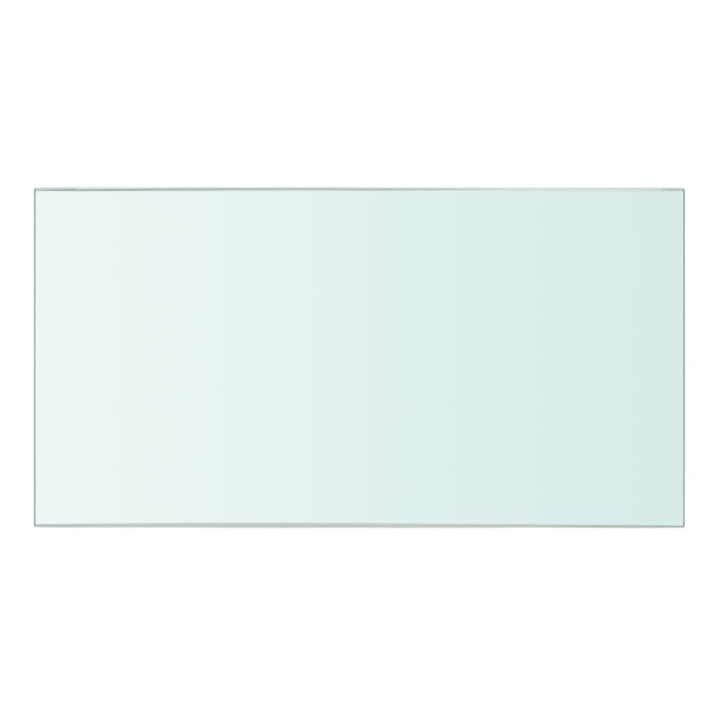 vidaXL Shelf Panel Glass Clear 30x15 cm
