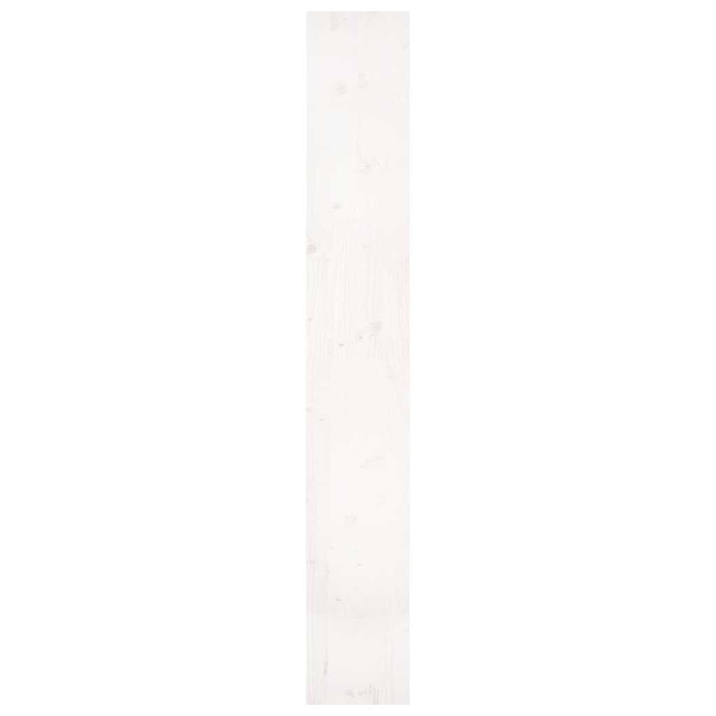 vidaXL Book Cabinet/Room Divider White 80x30x199.5 cm Solid Wood Pine
