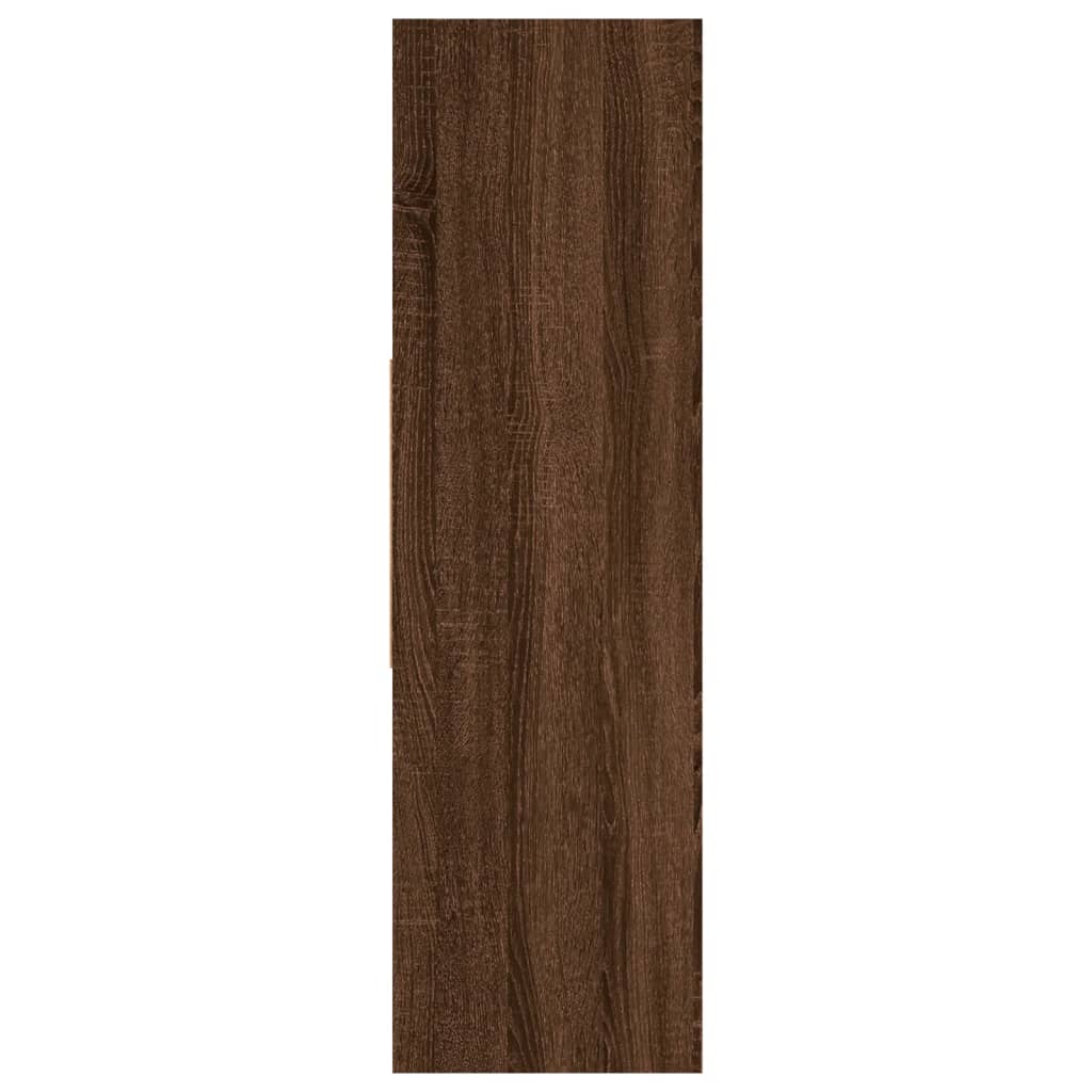 vidaXL Book Cabinet Brown Oak 97.5x29.5x100 cm Engineered Wood