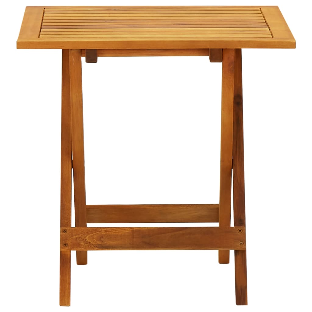 vidaXL Bistro Table 46x46x47 cm Solid Acacia Wood