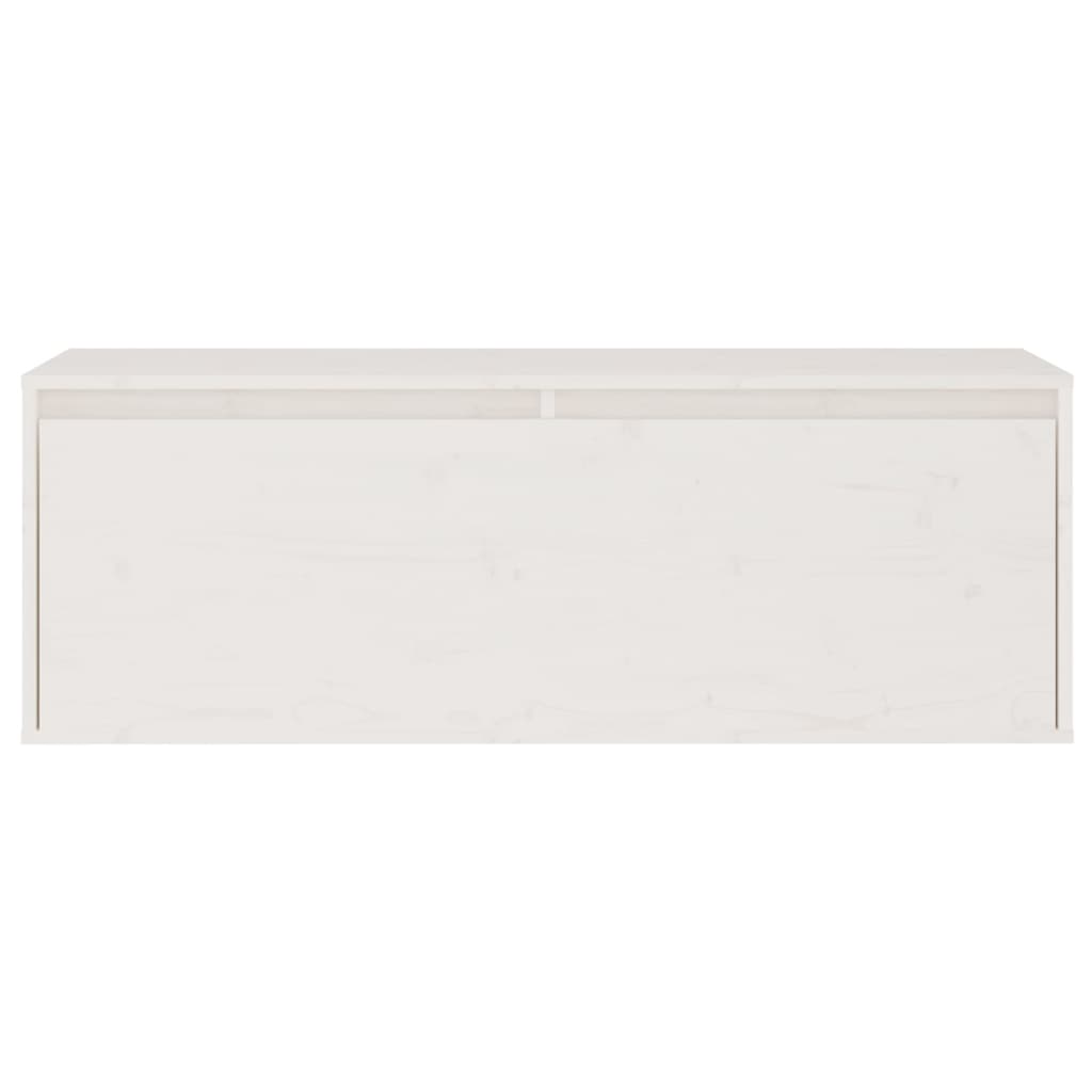 vidaXL TV Cabinets 3 pcs White Solid Wood Pine