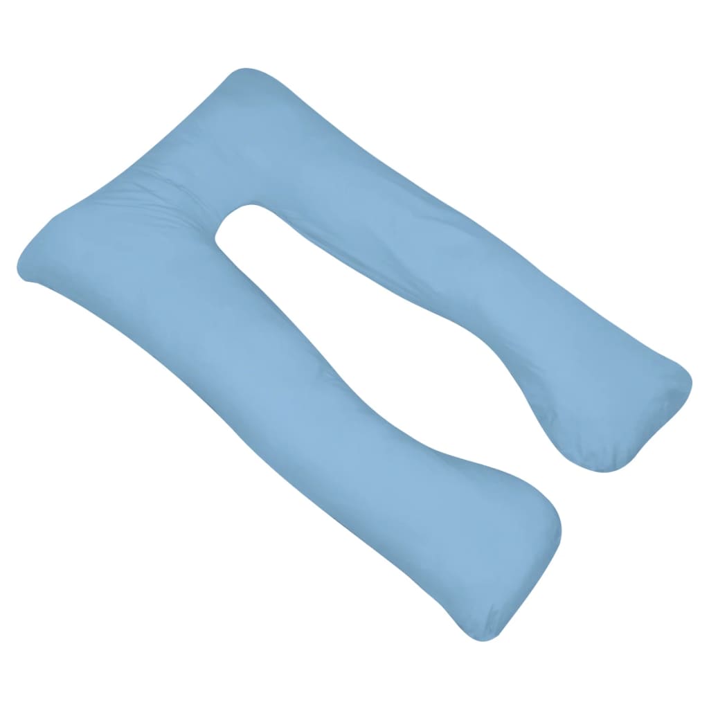 vidaXL Pregnancy Pillow 90x145 cm Light Blue