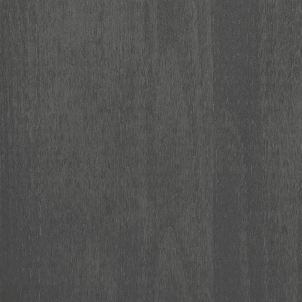 vidaXL Top for Highboard HAMAR Dark Grey 90x30x100cm Solid Wood Pine
