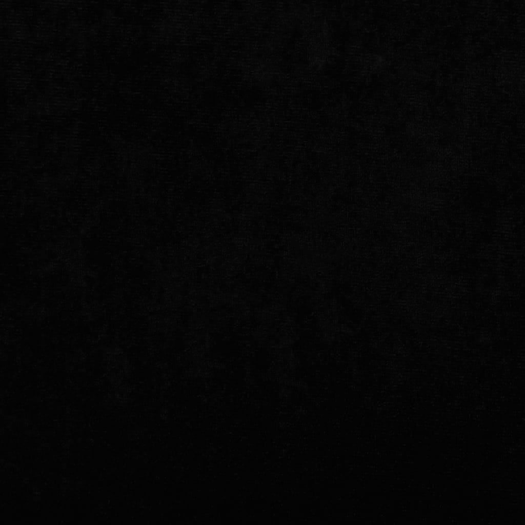vidaXL Dog Bed Black 90x53x30 cm Velvet