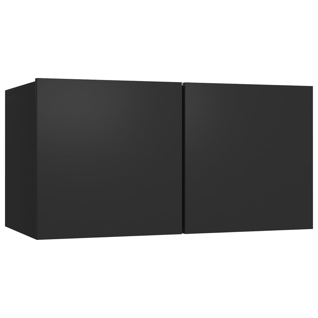 vidaXL Hanging TV Cabinet Black 60x30x30 cm