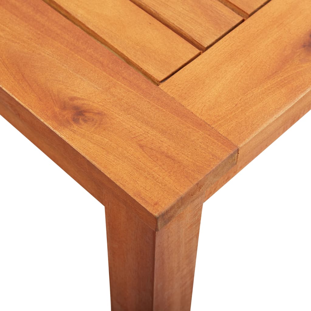vidaXL Garden Table 215x90x74 cm Solid Acacia Wood