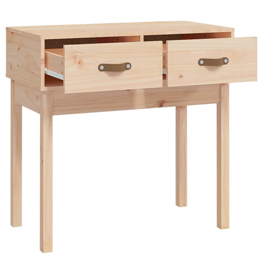 vidaXL Console Table 76.5x40x75 cm Solid Wood Pine