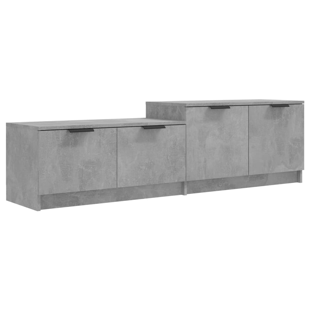 vidaXL TV Cabinet Concrete Grey 158.5x36x45 cm Engineered Wood