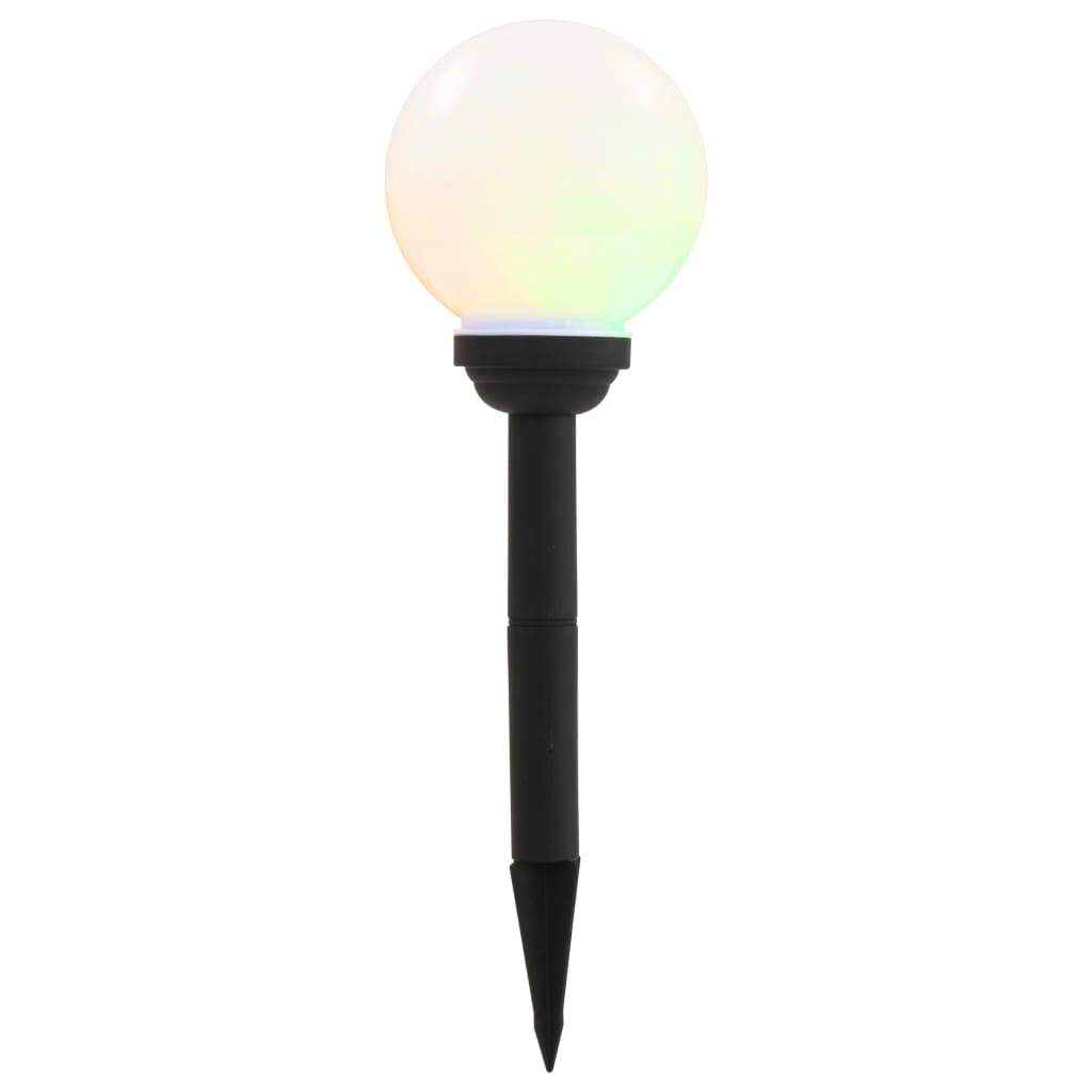 vidaXL Outdoor Solar Lamps 8 pcs LED Spherical 15 cm RGB