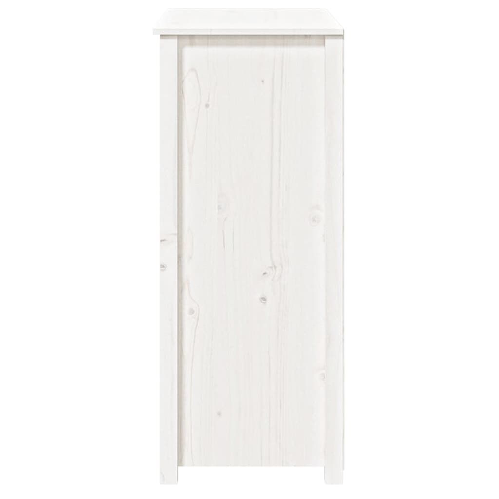 vidaXL Highboard White 83x41,5x100 cm Solid Wood Pine