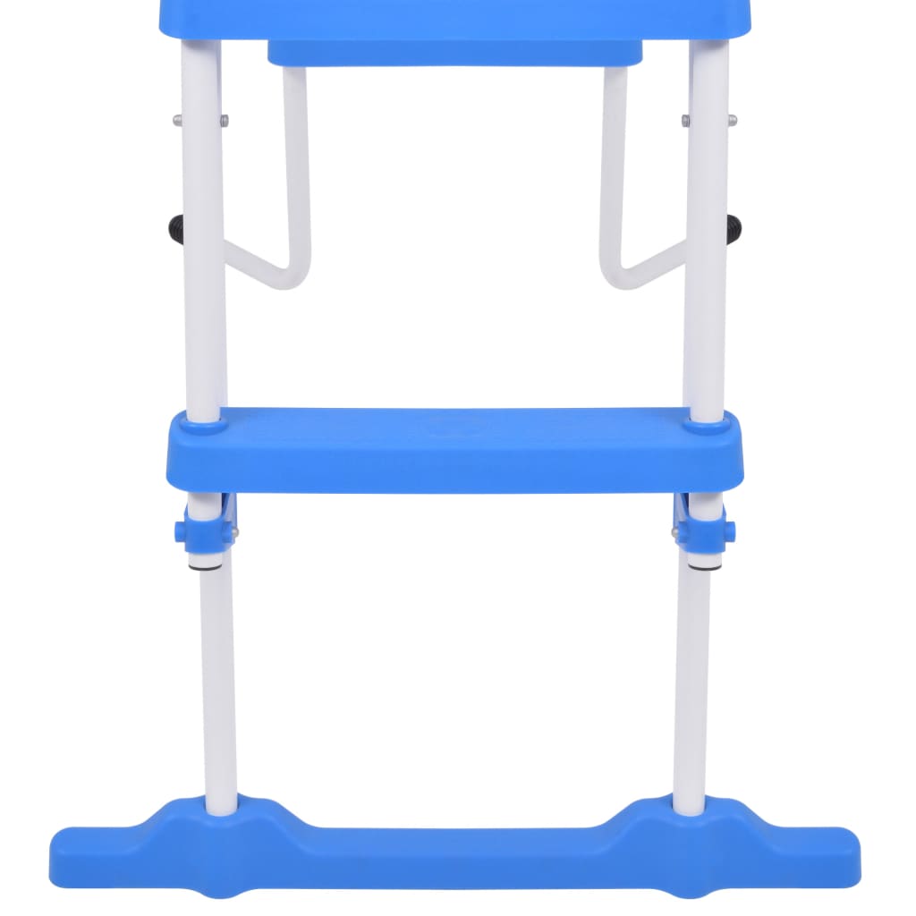 vidaXL Above-Ground Pool Safety Ladder with 3 Steps 107 cm