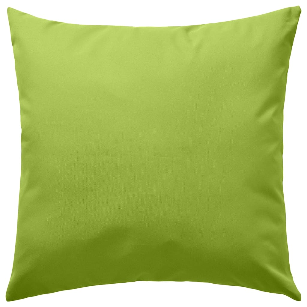 vidaXL Outdoor Pillows 4 pcs 45x45 cm Apple Green