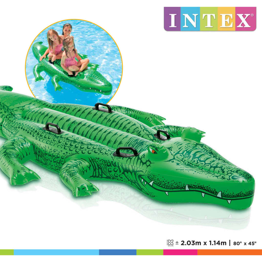 Intex Giant Gator Ride-on 203x114 cm