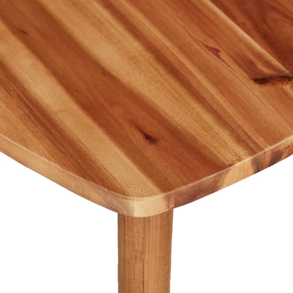 vidaXL Nesting Tables 2 pcs Solid Acacia Wood