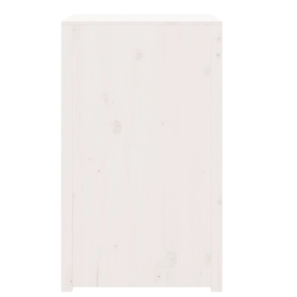 vidaXL Outdoor Kitchen Cabinet White 55x55x92 cm Solid Wood Pine