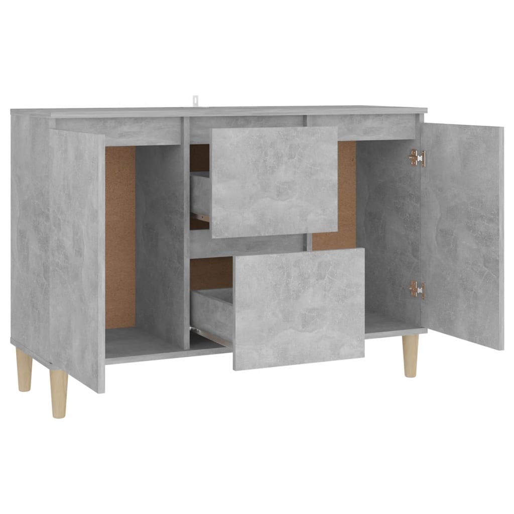 vidaXL Sideboard Concrete Grey 103.5x35x70 cm Engineered Wood
