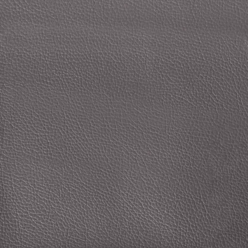vidaXL Footstool Grey 60x50x41 cm Faux Leather