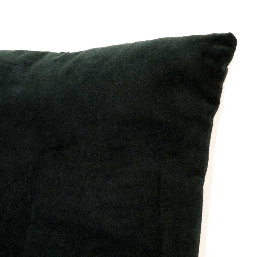 vidaXL Cushions Cotton Velvet 2 pcs 45x45 cm Green
