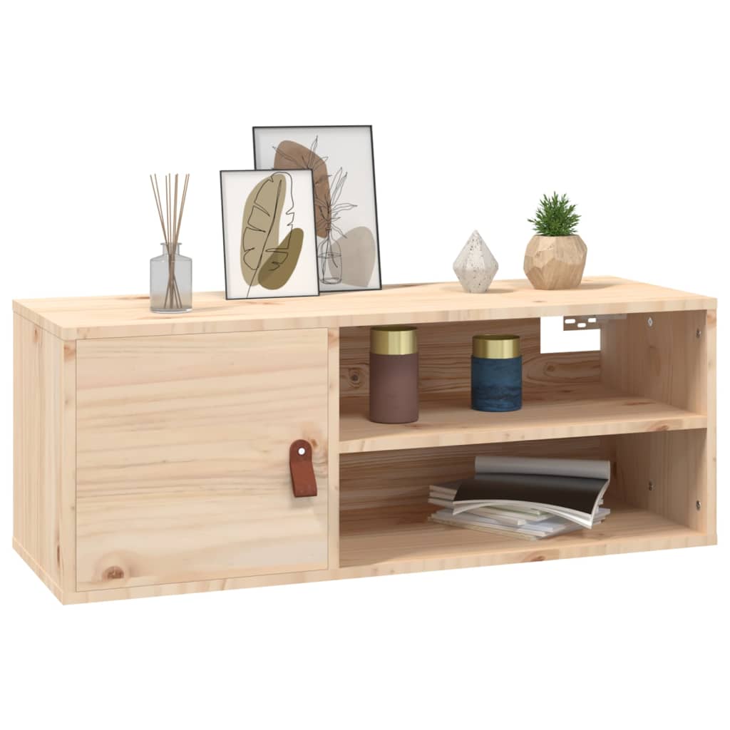 vidaXL Wall Cabinets 2 pcs 80x30x30 cm Solid Wood Pine