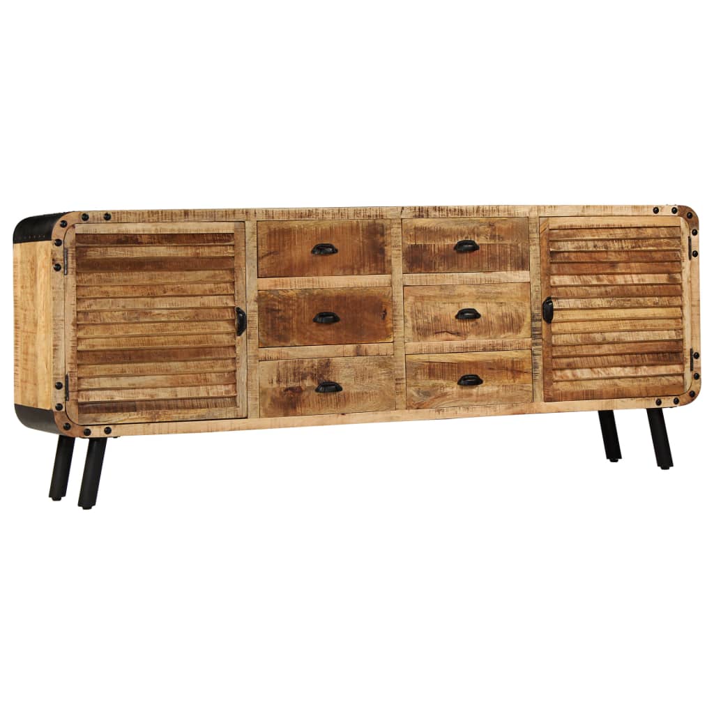 vidaXL Sideboard Solid Mango Wood 200x40x80 cm