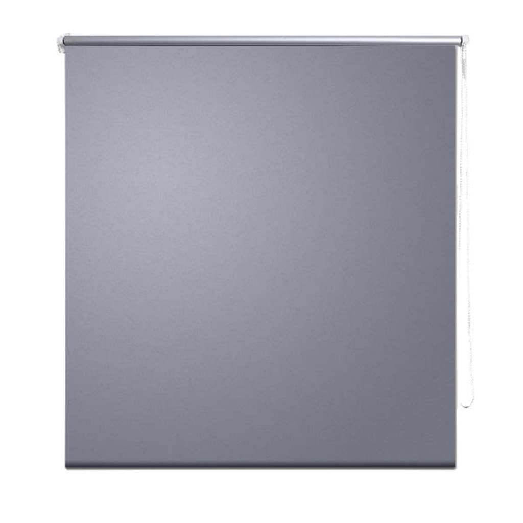 Roller Blind Blackout 100 x 230 cm Grey