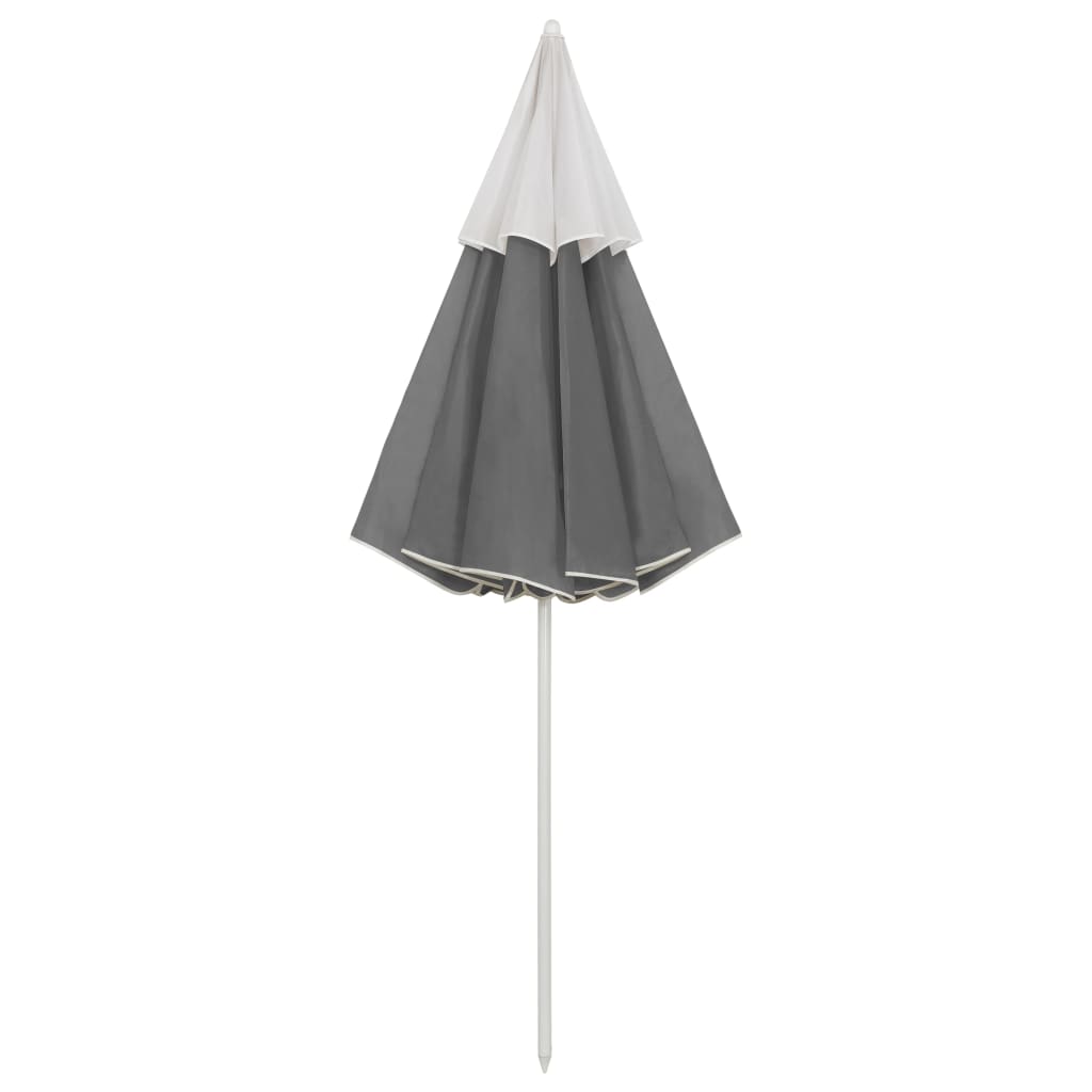 vidaXL Beach Umbrella Anthracite 300 cm